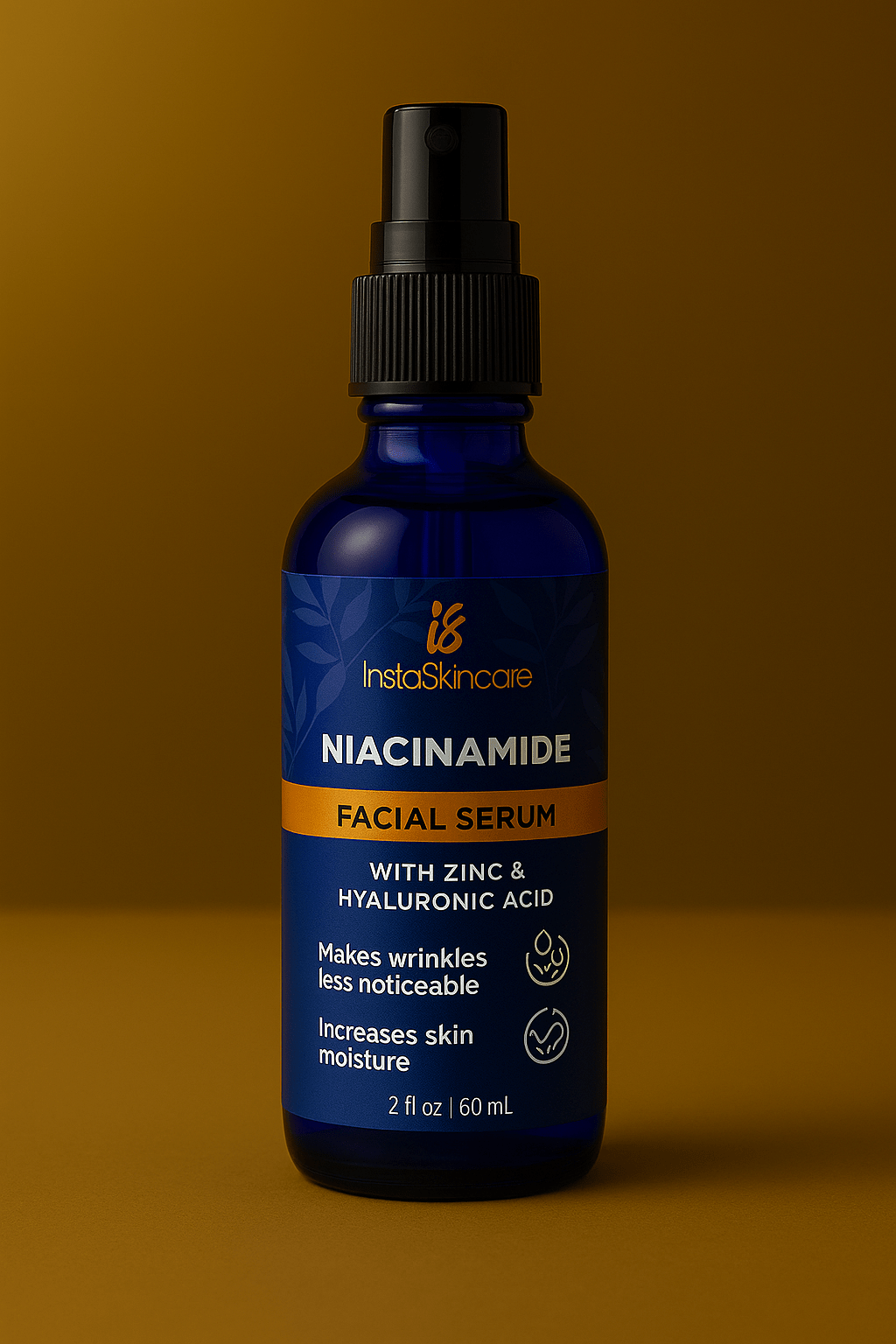 Forceup Niacinamide Serum in a clear bottle with a dropper, showcasing a light, smooth liquid inside.