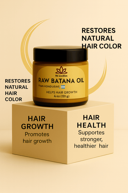 Forceup Raw Batana Oil bottle with a dark amber liquid and a sleek label design on a wooden surface.