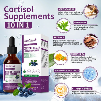 Cortisol Health Liquid Drops - getforceup